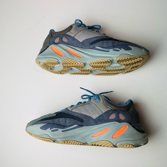 Adidas Men's Yeezy Boost 700 Carbon Blue Classic Athletic Shoes Size 9 - Picture 8 of 9